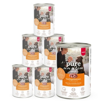 Mera Pure Sensitive konzerva Geflügelherzen