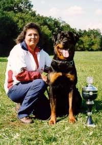 Regina Einsiedel mit Condor von der Frankentanne Regina Einsiedel mit Condor von der Frankentanne