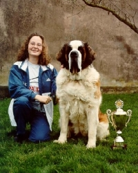 Anett Hartung mit Reni vom St. Florian Anett Hartung mit Reni vom St. Florian